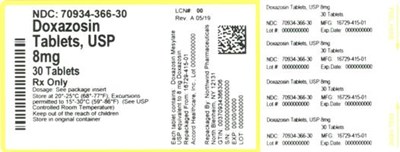 Label (70934 366 30   Rev A 05 19)